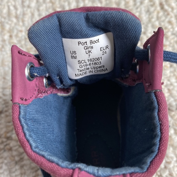 Sperry kids waterproof winter boot, size US 8, purple/blue, excellent condition - Picture 2 of 6